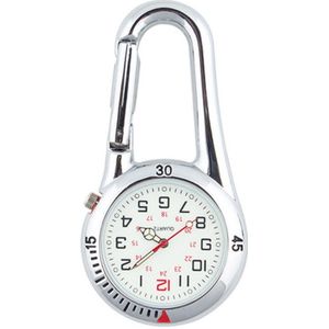 Clip Op Karabijnhaak Fob Horloge Klok Voor Wandelen Bergbeklimmen Outdoor Rugzak