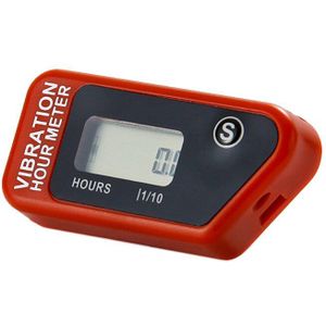 Oranje Digitale Draadloze Vibratie Uurmeter Zelfherstelbare Meter Voor Motorfiets Atv Crossmotor Grasmaaier Machine Apparatuur 016B