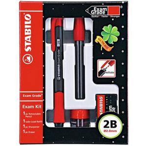 Stabilo 2B Vulpotlood Automatische Potlood Examen Grade Box 4 Stks/set 2.0Mm Voor Studenten Onderzoek Diverse Duitse