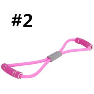 Gym 8 Woord Elastische Band Borst Developer Rubber Loop Latex Resistance Bands Fitness Apparatuur Stretch Yoga Training Crossfit