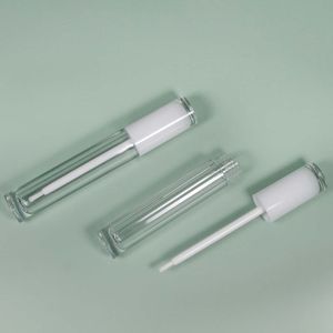 10 Stuks Een Pak 5Ml Lege Plastic Lip Gloss Tube Met Fibre Borstel