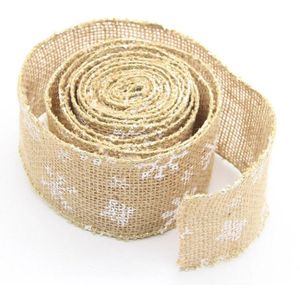 Jute & lace Roll Wit Kant Trim Tafelloper Bands Rusticity Wedding Decor DIY Craft biedt een warme look 1123