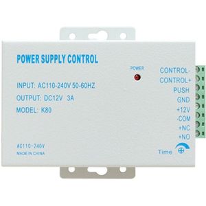 Dc 12V 3A Ac 90 ~ 260V Access Control Voeding Max 15S Vertraging Transformator deur Leverancier Adapter Covertor Systeem