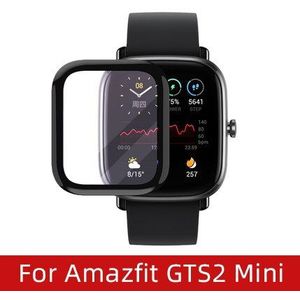 Zachte Fibre Glas Beschermende Film Cover Voor Amazfit Horloge GTS2 Mini Voor Xiaomi Full Screen Protector Case Voor Amazfit Gts 2 Mini