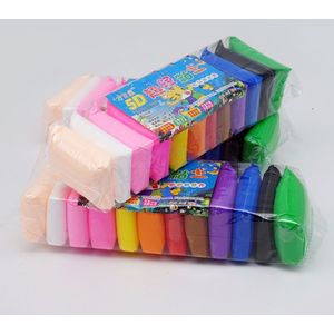 12 kleur Air Droog Light Klei Met 3 Tools DIY Klei Educatief Speelgoed Kleurrijke Creatieve Handgum Ambachtelijke Speelgoed Kid Meisjes verjaardag