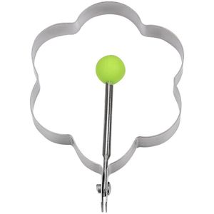 Hilife Liefde Bloem Ronde Star Mold Keuken Koken Tool Rvs Ei Pannenkoek Ring Mold Gebakken Ei Vorm