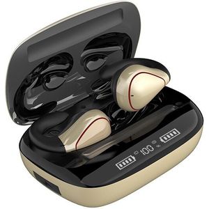 Tws Bluetooth Oortelefoon Beengeleiding Met Microfoon 9D Stereo Oordopjes Draadloze Hoofdtelefoon 1200Mah Opladen Doos Sport Headsets