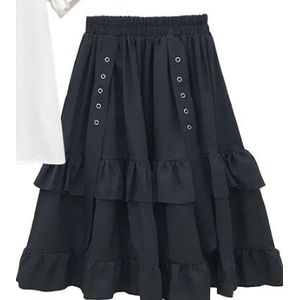 Japanse Mode College Uniform Korte Mouwen Shirt + Hoge Taille Ruches Rok Pak Vrouwelijke Zomer School Meisje Uniform