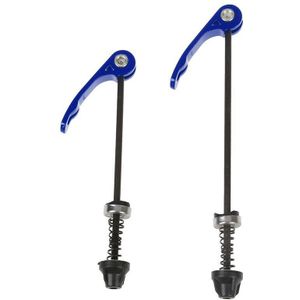 Set Van Sloten Quick Release Voor Achter Hub Blauw Voor Mtb Bike