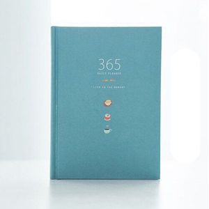 365 Dagen Planner Notebook Jaarlijks Agenda Kleurrijke Inner Pagina Illustratie Dagelijkse Plan Journal Opnemen Leven Briefpapier