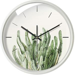 Wandklok Antieke Groene Plant Digitale Klok Quartz Muur Horloges Home Decor Studie Horloge Stille Klok W