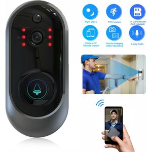 Professionele Ip Video Deurbel Slimme Draadloze Wifi Beveiliging Deurbel Visuele Home Monitor Nachtzicht Intercom Deurtelefoon