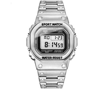 SANDA Waterdichte Digitale Horloge Voor Mannen Outdoor Sport Horloge Top Chronograaf Countdown Herenhorloge Wekker