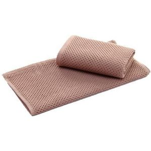 31 1Pc 100% Katoen Handdoeken Voor Volwassenen Zachte Plaid Handdoek Gezichtsverzorging Mesh Badkamer Sport Wafel Handdoek 33X72Cm Reiniging Gezicht