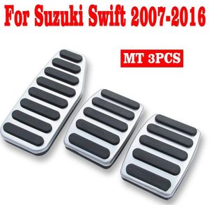 Auto Gaspedaal Brandstof Rempedaal Voetsteun Pedalen Cover Non Slip Pads Voor Suzuki Swift 2007