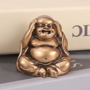Maitreya drie stukken van sieraden, home decorations, niet luisteren, niet zien, niet zeggen, boeddha lachende Boeddha