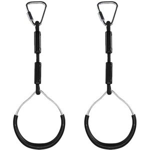 2Pcs Swing Bar Ringen Kids Gymnastiek Ringen Slijtvast Voor Klimmen Frames En Tuin Schommels Outdoor Achtertuin Spelen