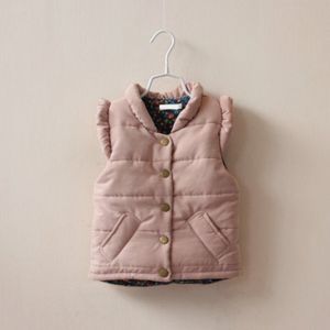 Herfst Meisje Kinderen Bovenkleding Warm Meisjes Vest Zoete Baby Meisjes Vest Kinderen Kleding Jas en Jas colete infantil menina inverno