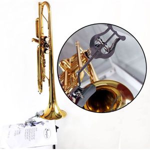 Trompet Trombone Bladmuziek Clip Rvs Stand Clamp-On Houder Accessoriess