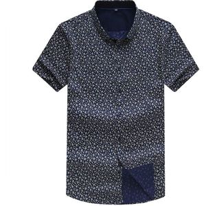 10XL 9XL 8XL 6XL 5X Mannen Mode losse Fit Casual Shirts Korte Mouw 100% Katoenen Jurk Shirts Patchwork Trendy stijl mannelijke Shirts