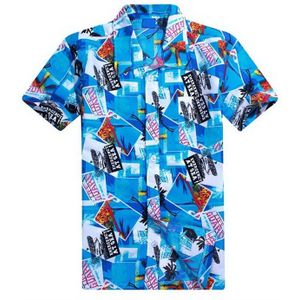 mannen Hawaiiaanse Strand Board Shirt Zomer Korte Mouwen Gedrukt Losse Sport Shirts Sneldrogende Badpak Plus Size L-4XL