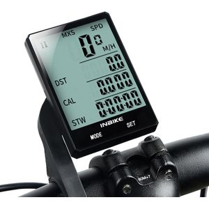 2.8 Inch Fietsen Snelheidsmeter Stopwatch Backlight Display Bike Draadloze Computer Multifunctionele Regendicht Rijden Fiets Kilometerteller