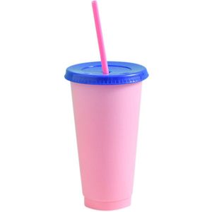 Herbruikbare Plastic Temperatuur Kleur Veranderende Koude Cup Zomer Water Drinken Mok Cup Keuken, Eetkamer Bar TP899