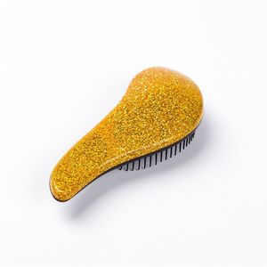 1 PC Magic Anti-statische Massage Kam Anti-kronkelende Glitter Handvat Douche Borstel Salon Styling Massage Kammen styling Tools