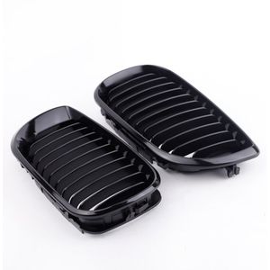 Auto Accessoires 2Pcs Auto Voor Grill Gloss Black Nier Grille Voor Bmw E46 3 Serie 4 Deur 2002-2005
