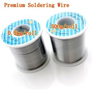 Premium Solderen Draad 63/37 2% Flux Tin Lood 0.5 ~ 2Mm Rosin Core Soldeer Wire Reel Melt Rosin Core soldeer Solderen 0.5 Kg/stk