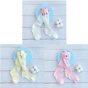 3 Pairs/lot Summer Thin Mesh Baby Girls Over Knee High Socks Toddler Animal Breathable Cotton Long Socks for Infant Boy