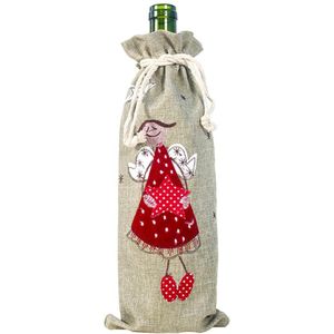 Kerst Fles Cover Sneeuwpop Kerstman Trui Champagne Fles Cover Party Dinning Kerst Wijnfles Cover