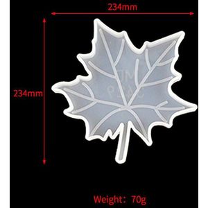 Diy Epoxyhars Mallen Maple Leaf Tray Siliconen Mal Onregelmatige Leaf Coaster Tafel Decor Kerstboom Serie Handmatige Hars Lijm