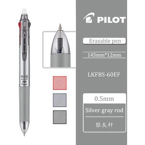 1Pcs Pilot Frixion Uitwisbaar Multifunctionele Pen LKFB-60EF Drukken Gel Pen Drie-In-een Thermische Uitwisbare wrijving Pen 0.38/0.5Mm