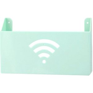 Draadloze Wifi Router Opbergdoos Plug Board Beugel Wandplank Opknoping Box Wood-Plastic Kabel Container Home Decor