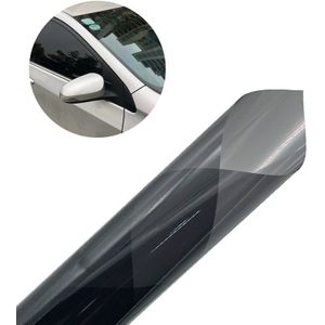 50 Cm X 300 Cm Dark Black Car Window Tint Film Glas Vlt 5% Roll 1 Ply Auto Auto Huis commerciële Zonne Bescherming Zomer