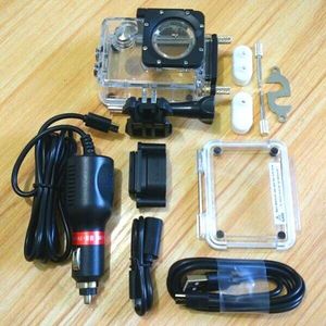 Clownfish Accessoires Waterdichte Behuizing Case voor SJCAM Originele SJ4000 Sj5000 SJ9000 Soocoo c30 H9 Met Autolader Motorfiets