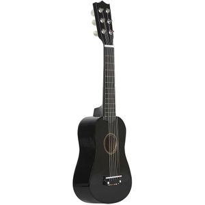 -21Inch Kleine Mini Gitaar Basswood 6 Snaren Akoestische Gitaar Met Pick Strings Ukulele Voor Beginner Kinderen Kids