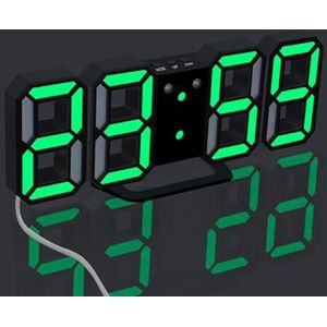 3D LED Wandklok Modern Digitale Tafel Klok Alarm Nightligh Horloge Voor Thuis Woonkamer Decoratie