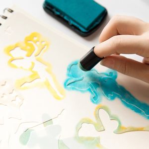 10 stks Vinger Spons Daubers Borstels Art Brush Pen Schilderen Tool voor Tekening Inkt Krijt Schilderen Ambachten Kinderen Volwassenen DIY
