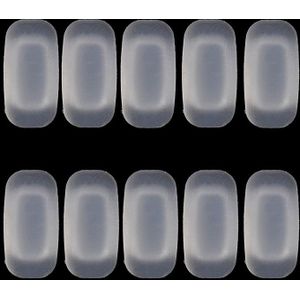 5 Paren/set Siliconen Lenzenvloeistof Zonnebril Bril Neus Pads Zachte Rechthoek Vision