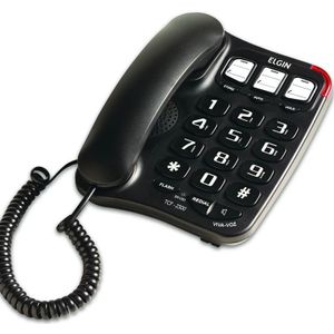 Amplified Grote Knop Vaste Telefoons Luid Ringtone Fixe Vaste Telefoon Thuis Voor Ouderen Lage Visio Groep