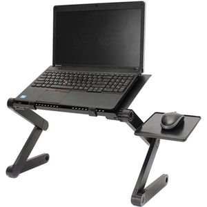Laptop Stand Tafel Lap Desk Lade Draagbare Verstelbare Voor Bed Computer Houder Side Lade Te Houden Muis Laptop Tafel