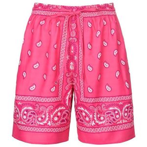 Vrouwen Paisley Bandana Hoge Taille Shorts Brede Korte Broek Unisex Casual Zomer Shorts Harajuku Koreaanse Baggy Hip Hop Punk Stijl