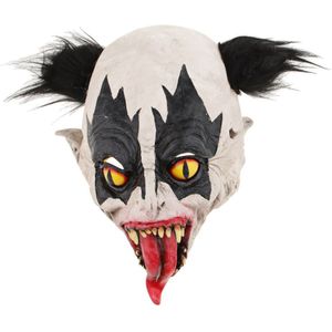 Griezelige Vleermuis Evil Clown Volledige Gezicht Overhead Latex Masker Halloween Kostuum Prop