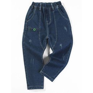 4-12Years Herfst Lente Baby Jongens Jeans Broek Kinderen Kleding Katoen Casual Kinderen Broek Tiener Denim Jongens Kleding