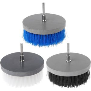 100 Mm Elektrische Boor Aangedreven Scrub Zware Cleaner Brush Voor Reiniging Tapijt Sofa Houten Meubels