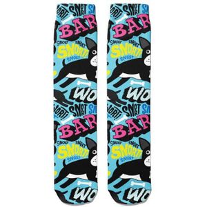 Vrouwen Sokken 3d Printing Novelty Skateboard Hip Hop Sox Kleurrijke Graffiti Harajuku Gelukkig Grappig Buis Sokken Zachte Compressie Sokken
