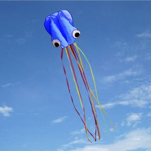 Kinderen Grote Octopus Vlieger Mode Draagbare Lichtgewicht Flyer 4 Meter Mollusc Vorm Familie Uitje Outdoor Sport
