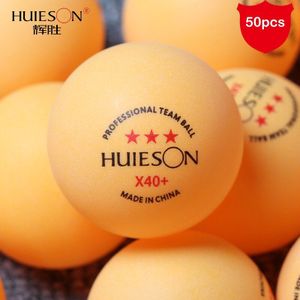 50Pcs/100Pcs 3-Sterren Professionele X40 + Abs 2.8G Tafeltennis Ping Pong Bal Wit oranje Amateur Geavanceerde Training Team Bal